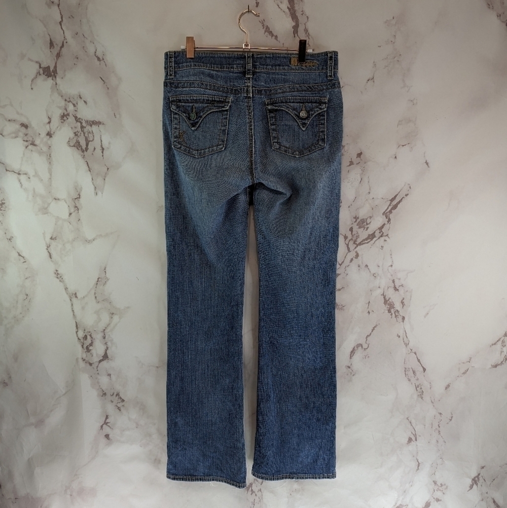 Kut From The Kloth Jeans Womens 6 X 31 Bootcut Mid Rise Flap Pocket Vtg Y2K